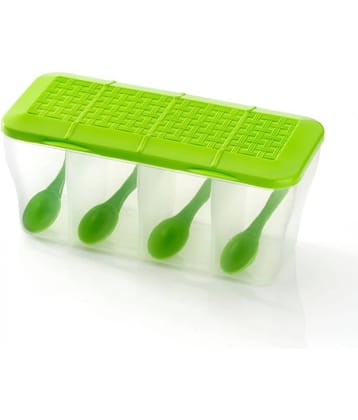 MAGICSPOON Container Set PET Green Spice Container ( Set of 1 )