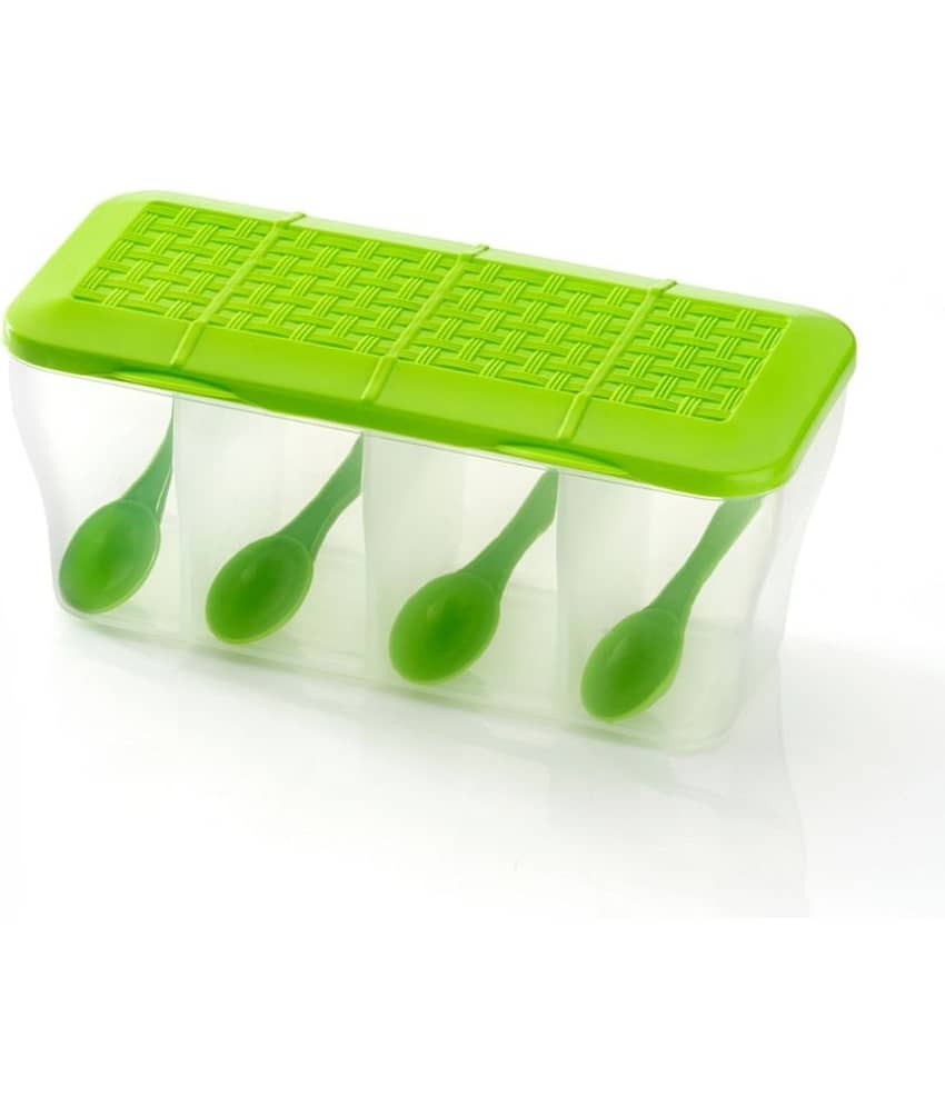 MAGICSPOON Container Set PET Green Spice Container ( Set of 1 )