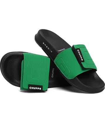CHUPPS Green Women's Slide Flip Flop