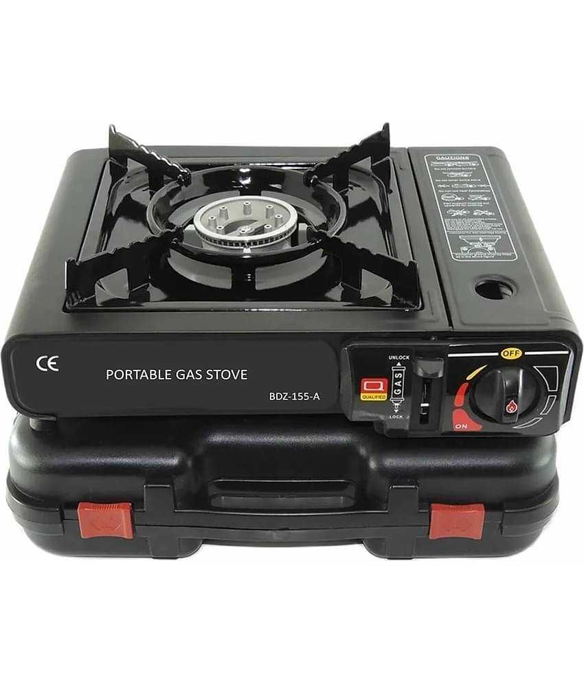 Portable Camping Stove With CarryIng Case | 2 IN Portable Camping Stove | Gas Powerd Single Burn Stove For Outdoor, Camping, Hiking, Trekking