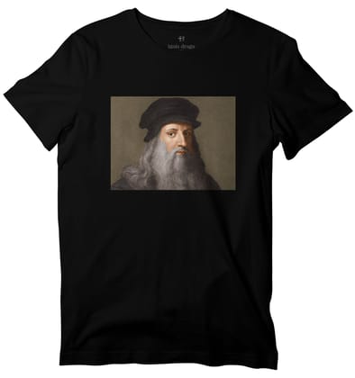 Leonardo da Vinci T-shirt-36 - XS / Black