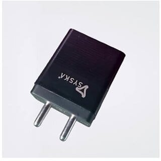 Syska Pd032 30W Super Fast Type C Charger  Compatible With All Android Devices/Tablets (Black).