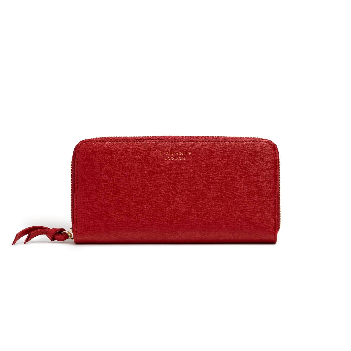 LaBante London Serene Bordeaux Zip Wallet
