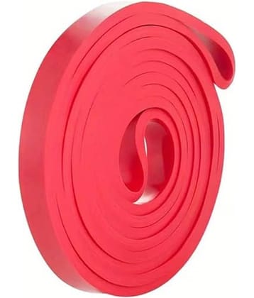 Thera Band Resistance Bands for Workout for Men and Women Resistance Band Set & Exercise Band for Home Gym Fitness Pull Up Band & Toning Band 100% Natural, (Red) Pack of 1