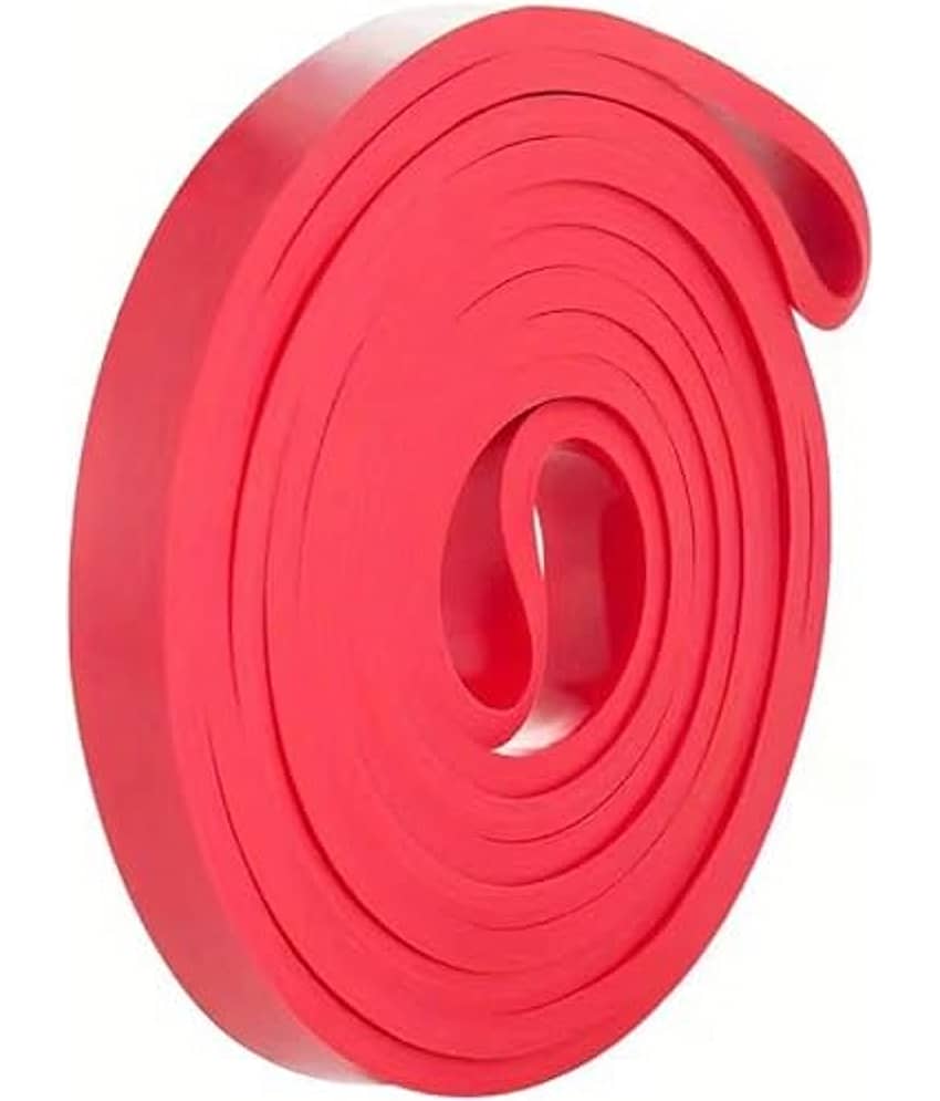 Thera Band Resistance Bands for Workout for Men and Women Resistance Band Set & Exercise Band for Home Gym Fitness Pull Up Band & Toning Band 100% Natural, (Red) Pack of 1