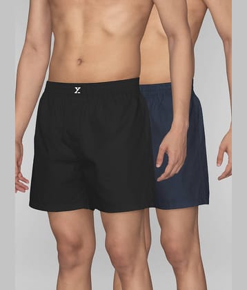 XYXX Pack of 2 Cotton Boxers For Men's ( Multicolor )