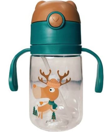 CHILD CHIC Green Plastic Straw sippers