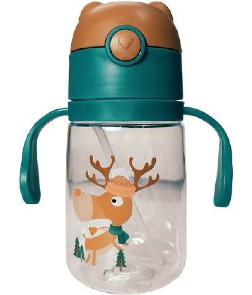CHILD CHIC Green Plastic Straw sippers