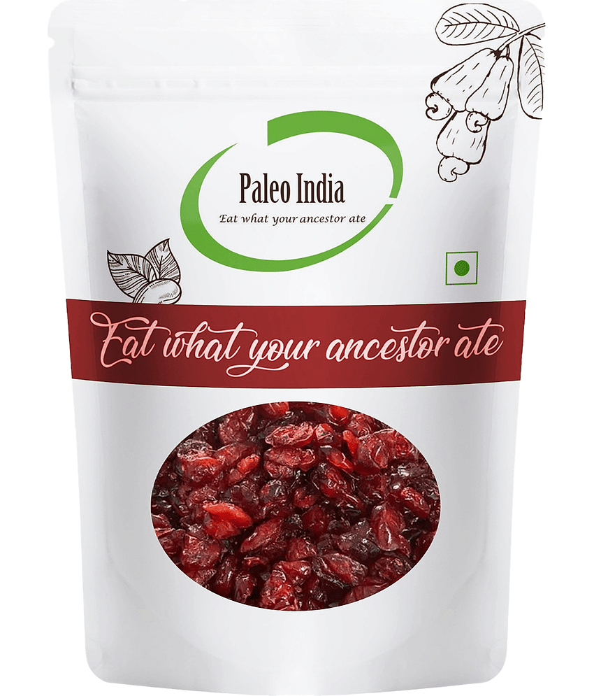 Paleo India 200g Whole Dried Cranberries, Fresh Cranberry 200 g