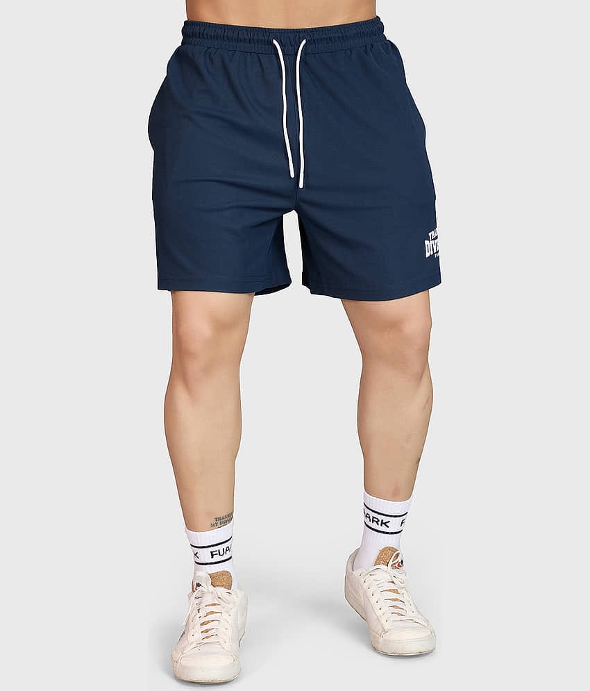 Fuaark Blue Polyester Men's Running Shorts ( Pack of 1 )