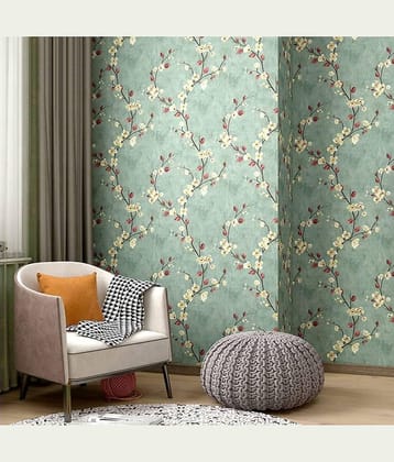 sekhmet Floral Wallpaper ( 45 x 500 ) cm ( Pack of 1 )