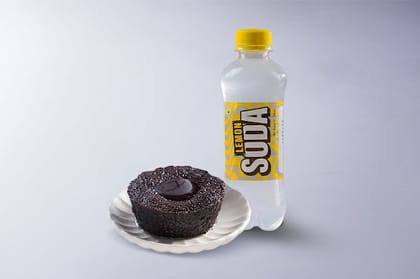 Choco Lava Cake + Lemon Soda (Save 10%)