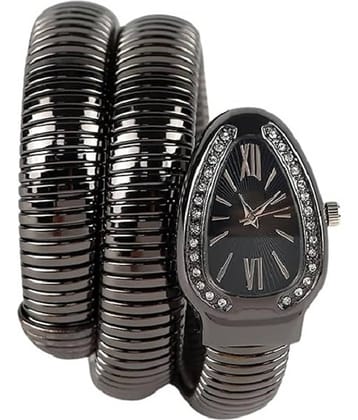 Renaissance Traders Black Metal Analog Womens Watch