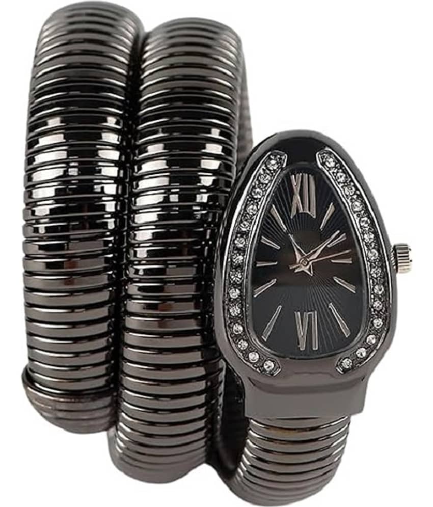 Renaissance Traders Black Metal Analog Womens Watch