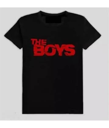 kukke Pack of 1 Boys Cotton T-Shirt ( Black )