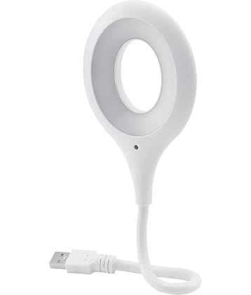 MIRADH White Bedside Table Lamp ( Pack of 1 )