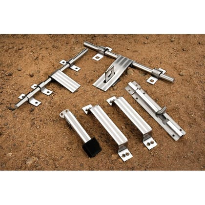 S-GUARD Stainless Steel Door Kit Set, 14mm - 10inch - 4 Line