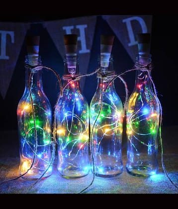ZESTRUM Multicolor 4M Cork light ( Pack of 3 )