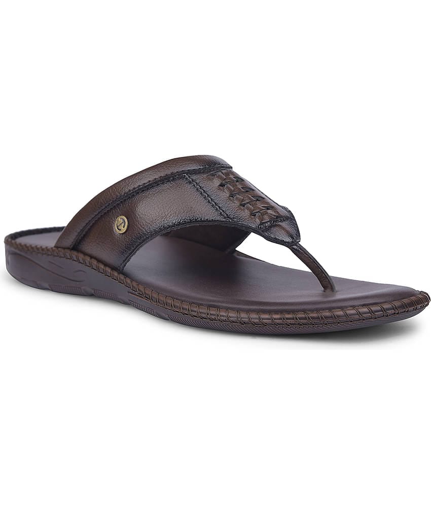 Liberty Brown Men's Thong Flip Flop