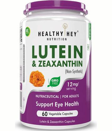 HEALTHYHEY NUTRITION Natural Lutein with Zeaxanthin 12 mg 60 no.s Capsule