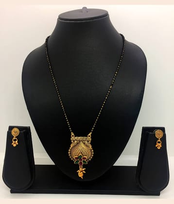 Sunhari Jewels Women Pride traditional gold plated mangalsutra for women