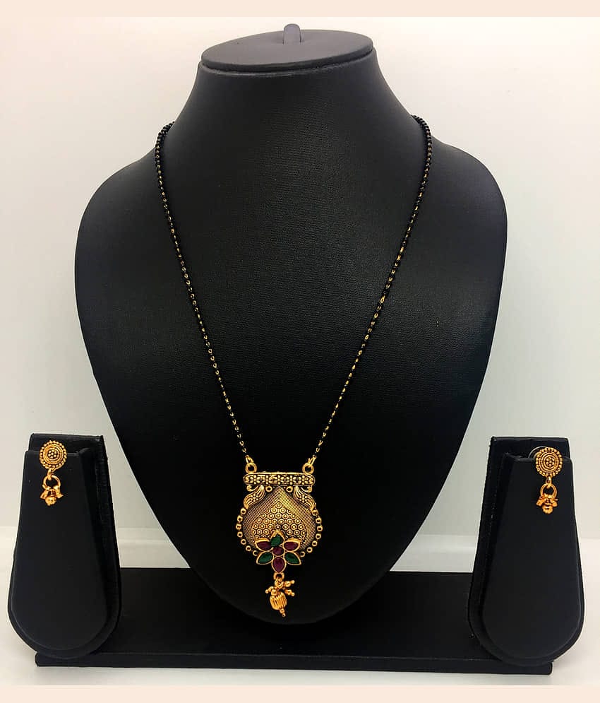 Sunhari Jewels Women Pride traditional gold plated mangalsutra for women