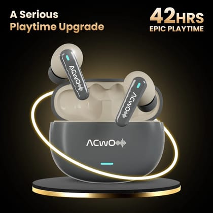 DwOTS 727 (Fuscous Grey) Tws Earbuds Fuscous Grey