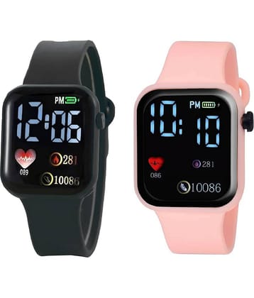 DECLASSE Black Dial Digital Boys Watch ( Pack Of 2 )