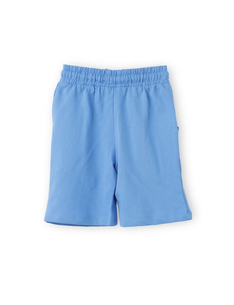 Exclusive Kids Boys Shorts Cotton French Terry All Aboard Blue Baby Penguin 2025 at ShopCircuit 