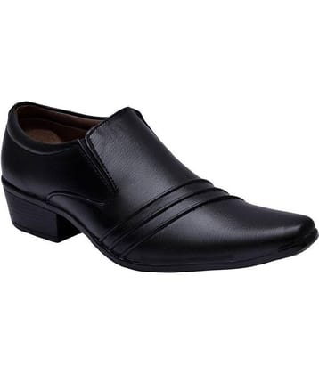 Sir Corbett Slip On Non-Leather Black Formal Shoes