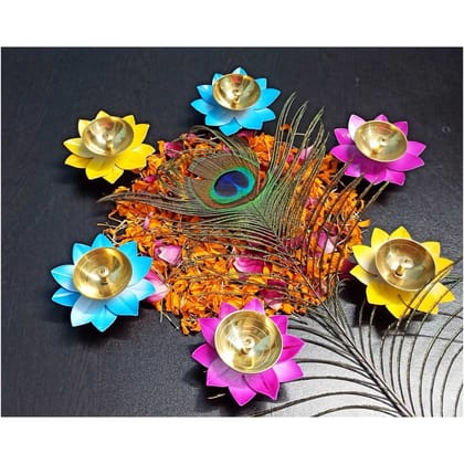 Brass Decorative Deepak Pack Of 6 Pcs (ZMAS478 C) Brass Decorative Deepak Pack Of 6 Pcs (ZMAS478 C)