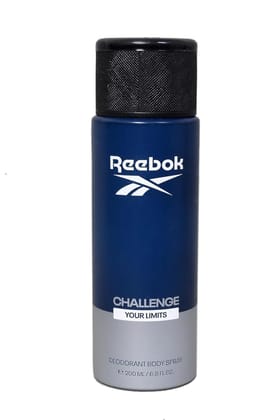 Reebok Men Deo-Challenge Your Limits 200 Ml Reebok Men Deo-Challenge Your Limits 200 Ml