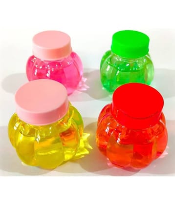 Slime Crystal Clay Soft Jelly Toys for Kids Baby Slime Clay Dough Ultra Light Modeling Magic Foam Slime Kit Set for Girls Boys Slime Craft with Glitter (Pack of 4)