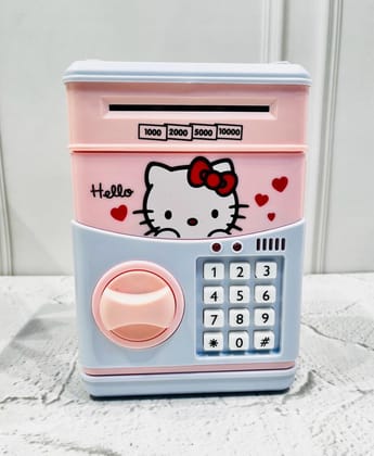 Cartoon Theme Electronic Piggy Bank for Kids-hello kitty