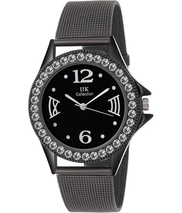 Stainless Steel Round Womens Watch
