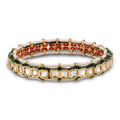 Gabriella - Pearled Meenakari Bangle-2.2