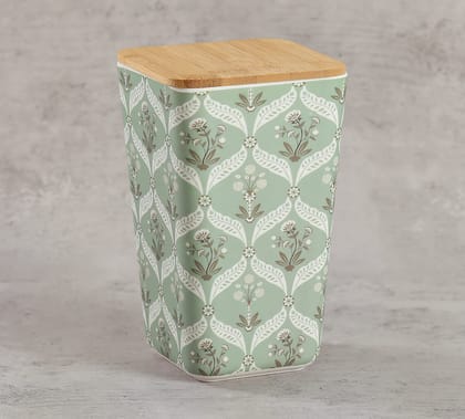 India Circus Blooming Dahlia Medium Bamboo Jar India Circus Blooming Dahlia Medium Bamboo Jar