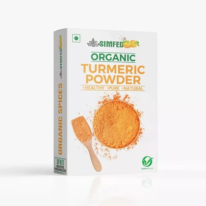 SIMFED Organic Turmeric Powder Haldi 100g Pack of 3