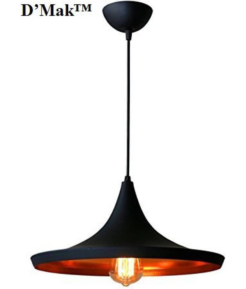AFAST Iron Hanging Lighting Pendant Black - Pack of 1