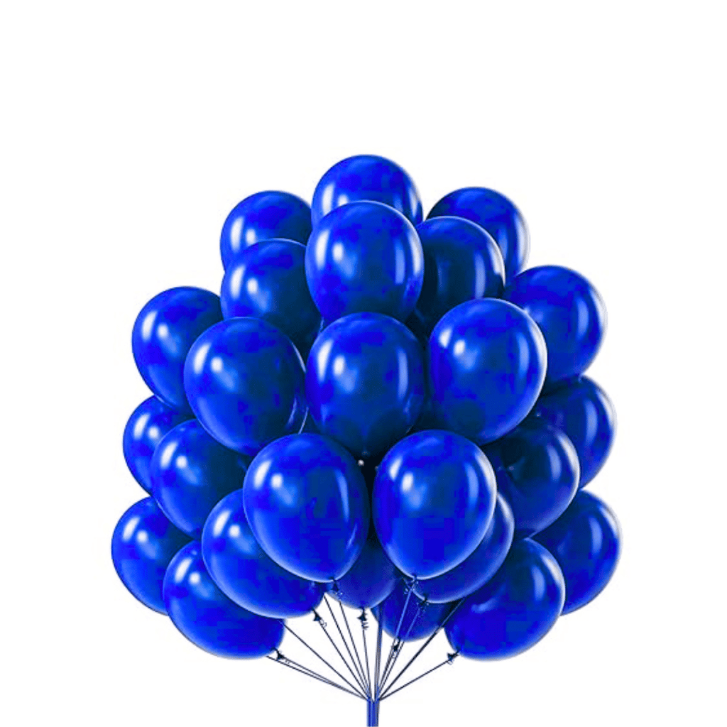 8" Dark Blue Latex Balloon - 20ct - Party and Festive Needs | Buy online on ZillyBuy
