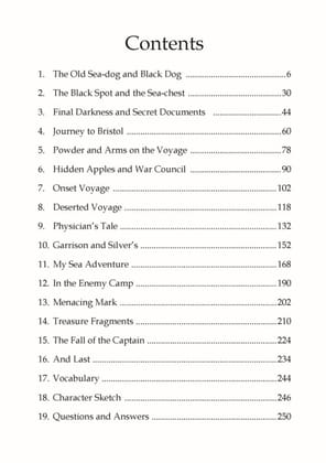 Treasure Island -  Illustrated Abridged Classics for Children with Practice Questions