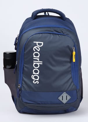 PB Pearlbags REVERB 21L Solid Laptop Backpack With Rain Cover,3 Compartment,Premium Fabric,Water Resistant Anti Theft,School & College Bag for Boys and Girls,Office & Travel Bag for Men and Women,46X31X15 Cms