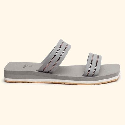 Indiglo Women Slippers-Monsoon Grey / 3