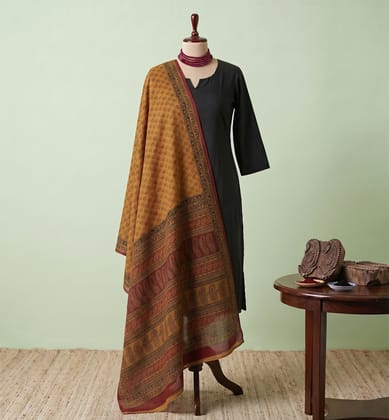 Hand Block Printed Cotton Dupatta Hand Block Printed Cotton Dupatta