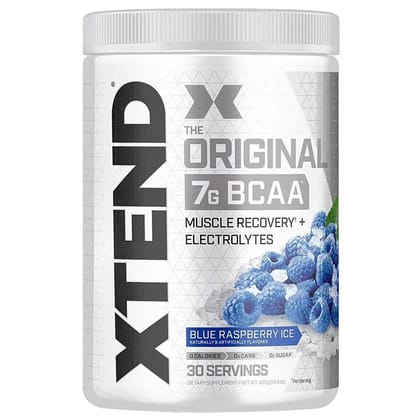 Scivation Xtend Original BCAA Powder-30 Servings / Blue Raspberry Ice