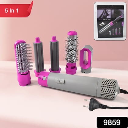 5 In 1 Hair Dryer Brush, Multifunctional Hot Air Styler Hair Tools