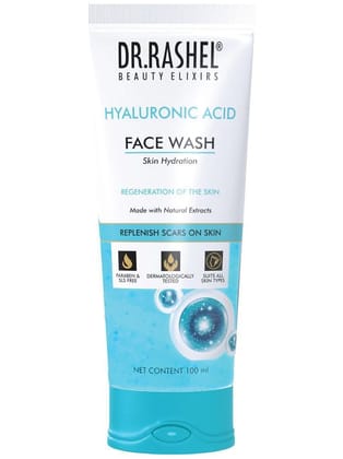 DR.RASHEL Hyaluronic Face Wash | Cleanses & Refreshes (100 ml) | Pack of 1