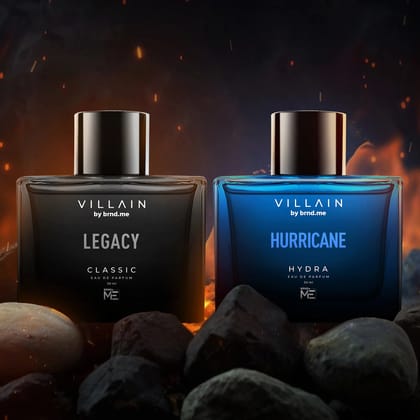 Villain Luxury Party Combo Mini EDP Perfume Gift Set for Men 2 x 50ml