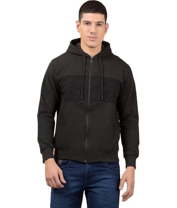 Dollar Cotton Hooded Men's Sweatshirt - Black ( Pack of 1 )