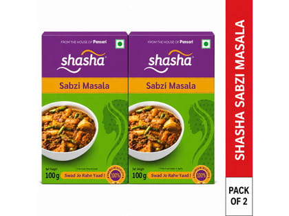 Shasha Sabzi Masala - 100gm ( Pack of 2 )
